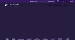 Desktop Screenshot of amisurgery.com